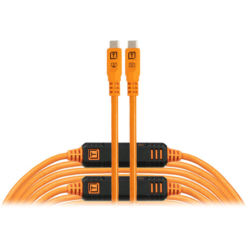 TetherPro Optima 10G USB-C,(9.4m),Düzden Düze Kablo Orange / CUC31G2-ORG