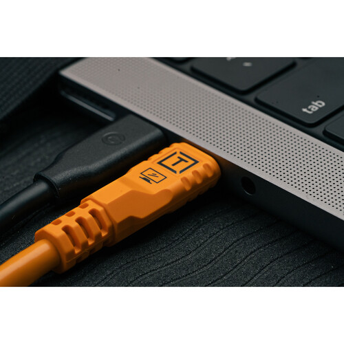 TetherPro Optima 10G USB-C, Düzden Düze Kablo Orange / CUC06G2-ORG