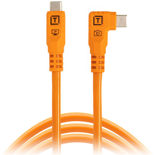 TetherPro Optima 10G USB-C, Düzden Dik Açıya Kablo/CUC06RTG2-ORG
