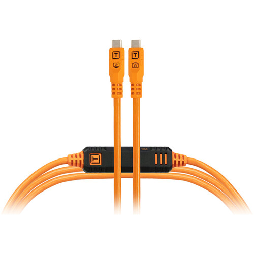 TetherPro Optima 10G USB-C,(3m),Düzden Düze Kablo Orange/CUC10G2-ORG